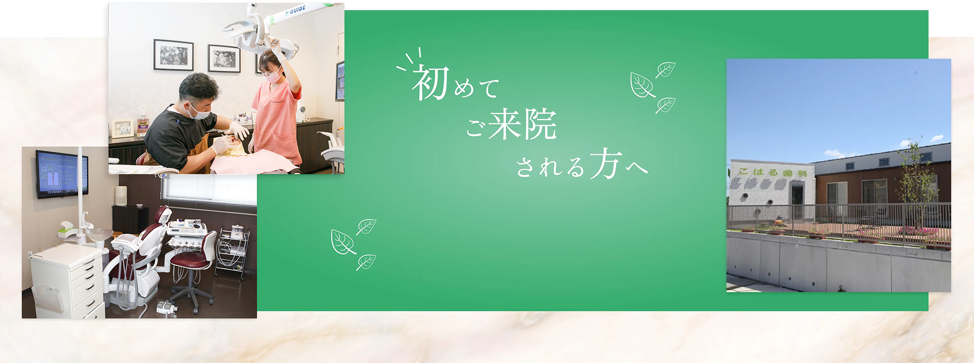 初めてご来院される方へ